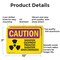 Signmission Radiation & Laser Sign, 7 in H x 10 in W, Aluminum, Rectangle OS-2PACK-CR-A-710-L-10202 - alternate 3